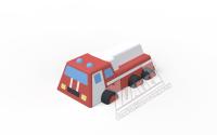 Фигура Пожарная машина LRS-03 MAXI из резиновой крошки