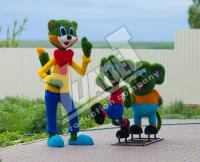 Топиар фигура Композиция 'Кот с мышами'
