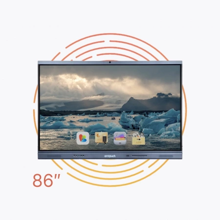 Интерактивная панель AnTouch ANTP-86-20iG2.1/1245U 86", ANDROID 11, 8 Гб / 128 Гб, UltraHD: 3840x2160, 4000:1, 400 лм, Type-С, в комплекте с OPS i5-1245 / 8 Гб / 256 Гб NVME (МЭШ) – №2