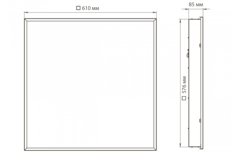 Светильник ОФИС IP54 СВО 33 Вт LE-СВО-03-040-0611-54Д-STABILAR2-1 – №3