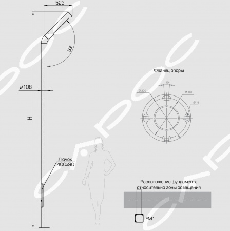 Светодиодная система уличного освещения Стик 108 STICK 108 40 – №2