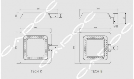 Светодиодный уличный светильник ТЕХНО TECH 28 – №2