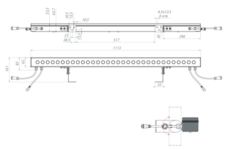 Светильник АРХИТЕКТОР RGBW 40 Вт LE-СБУ-37-040-2451-67RGBW – №9